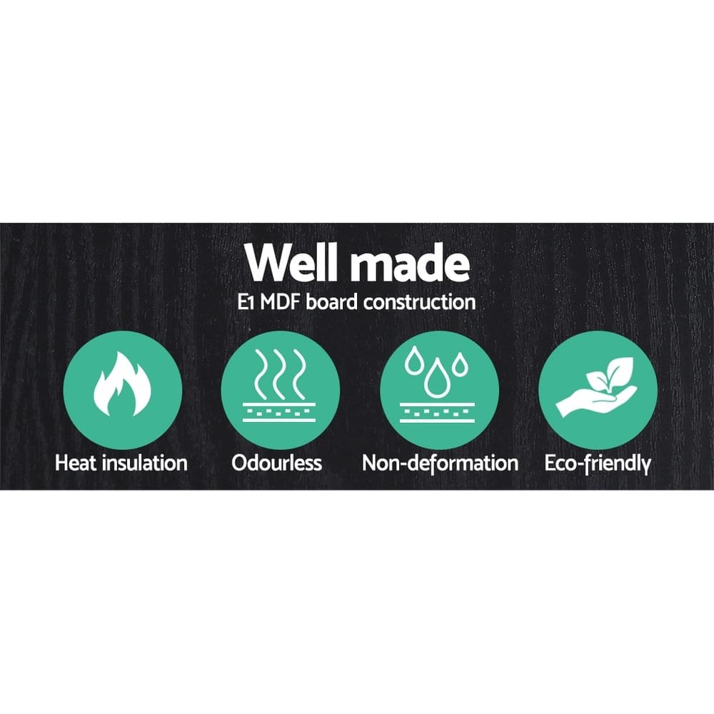 Artiss Floor Lamp 3 Tier Shelf Shelf Storage LED Light Stand Home Room Vintage Black - Image 4