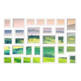 Artiss Photo Frames Art Holder 30PCS 8x10 5x7" 4x6" 3.5x5" White"