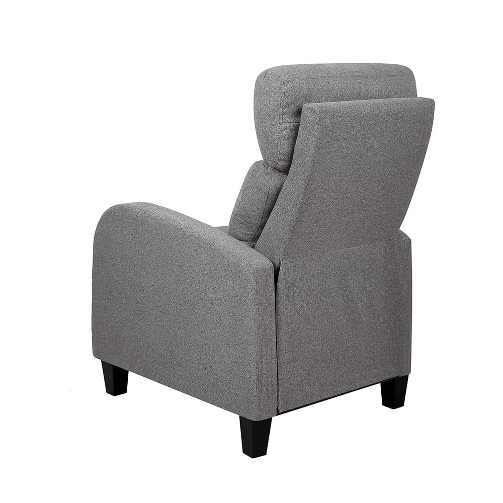 Artiss Fabric Reclining Armchair - Grey - Image 2