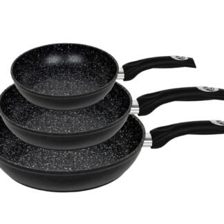 3-Piece Forged Frypan Set with Non-stick Coating