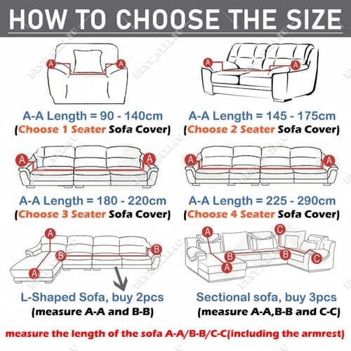 4 Sofa Covers Seater High Stretch Lounge Slipcover Protector Couch Cover - Image 3