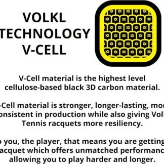 VOLKL V-CELL 10 (320g) Tennis Racquet - Unstrung - 4 1/2