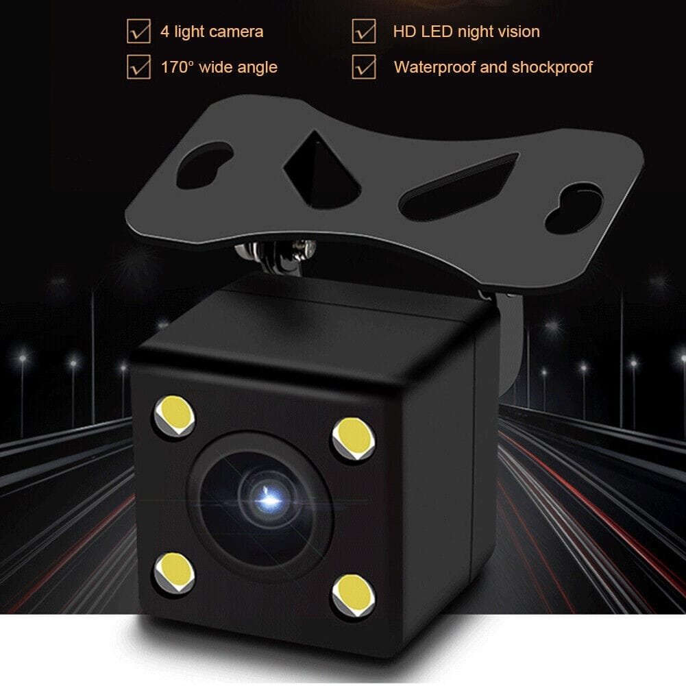 4LED Car Rear Camera Auto Parking Monitor Night Vision IP67 Waterproof With 5.5m Cable - Image 2