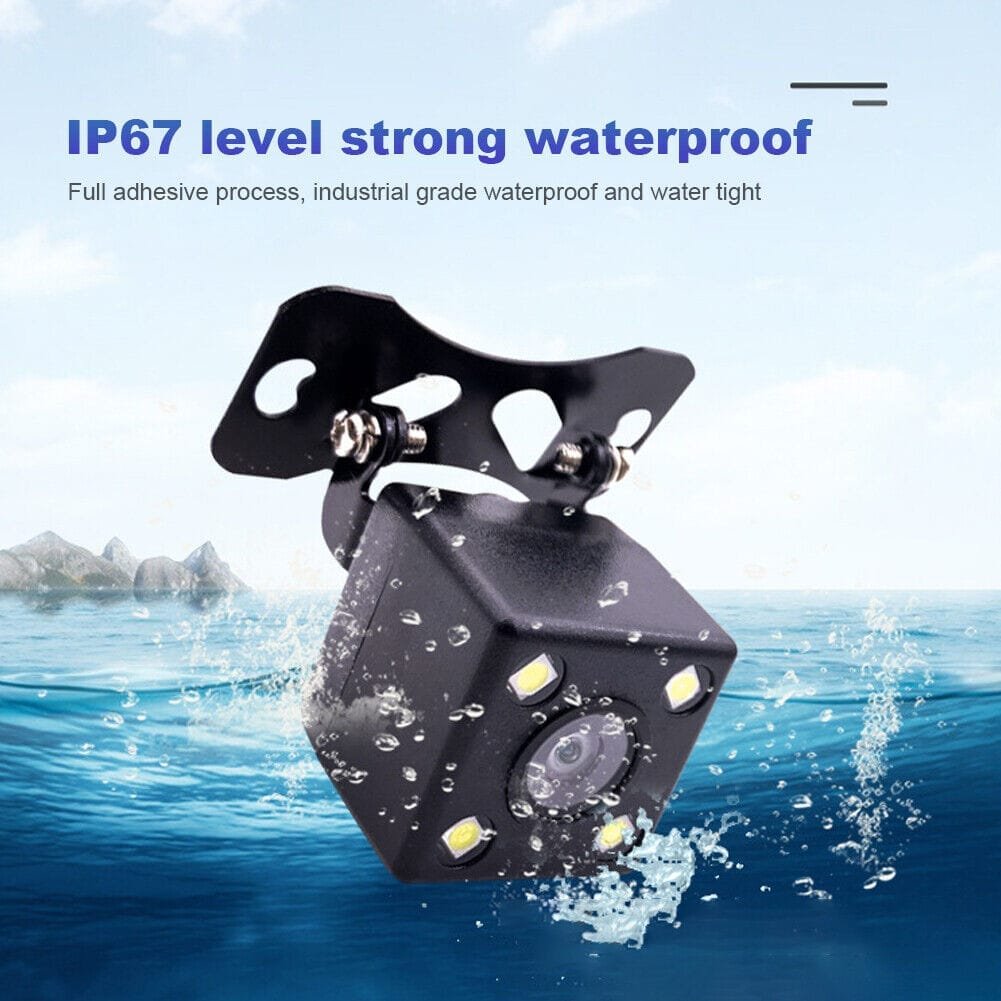 4LED Car Rear Camera Auto Parking Monitor Night Vision IP67 Waterproof With 5.5m Cable - Image 4